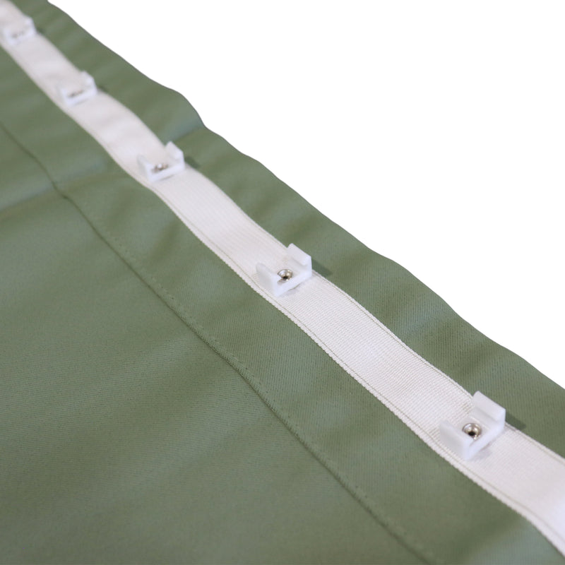 Olive Curtain Set Type E Clips
