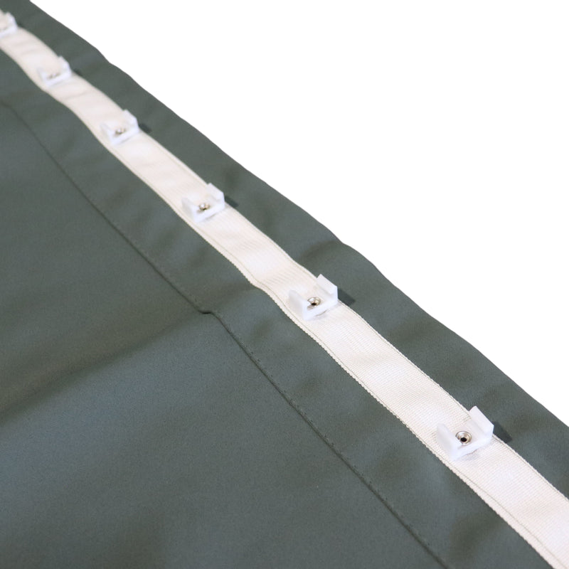 Curtain Set Multi Models 8 / 12 Foot Box Dark Green