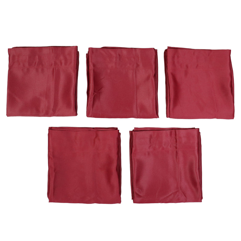 Burgundy Curtain Set Type D Clips