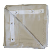 champagne curtain panel with type E clips