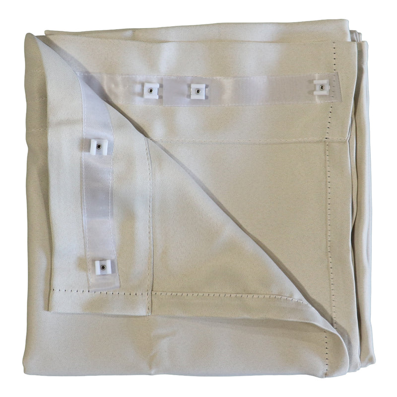 Champagne Curtain Set Type D Clips
