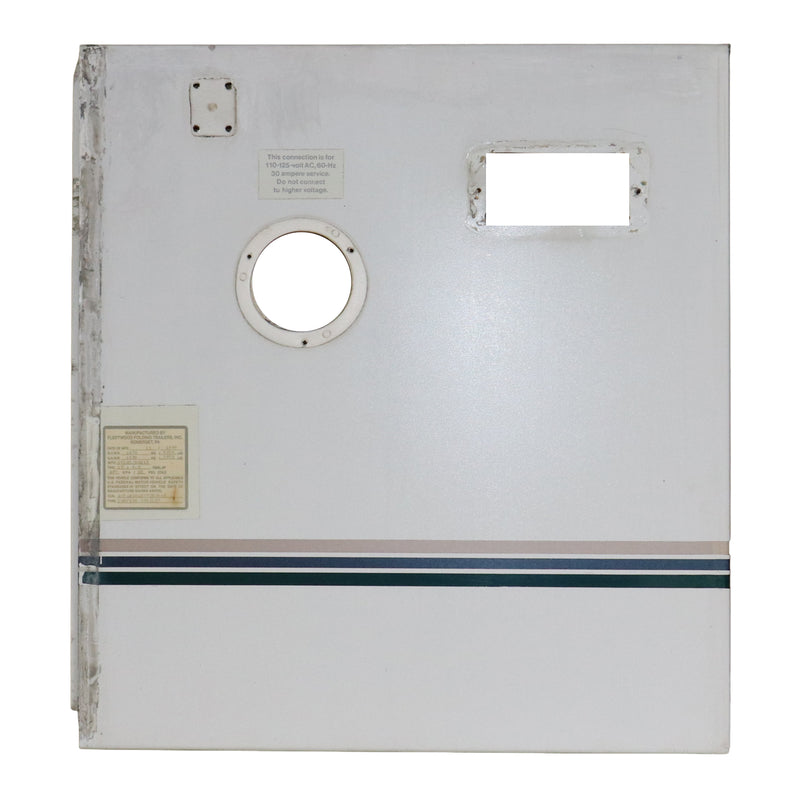 Road side front metal side panel for Coleman and Fleetwood pop up campers