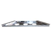 stove knob tray showing the height