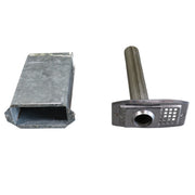 furnace box and pipe / grill shown apart