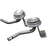 two burner set for a 302-20 camper stove as shown from the side
