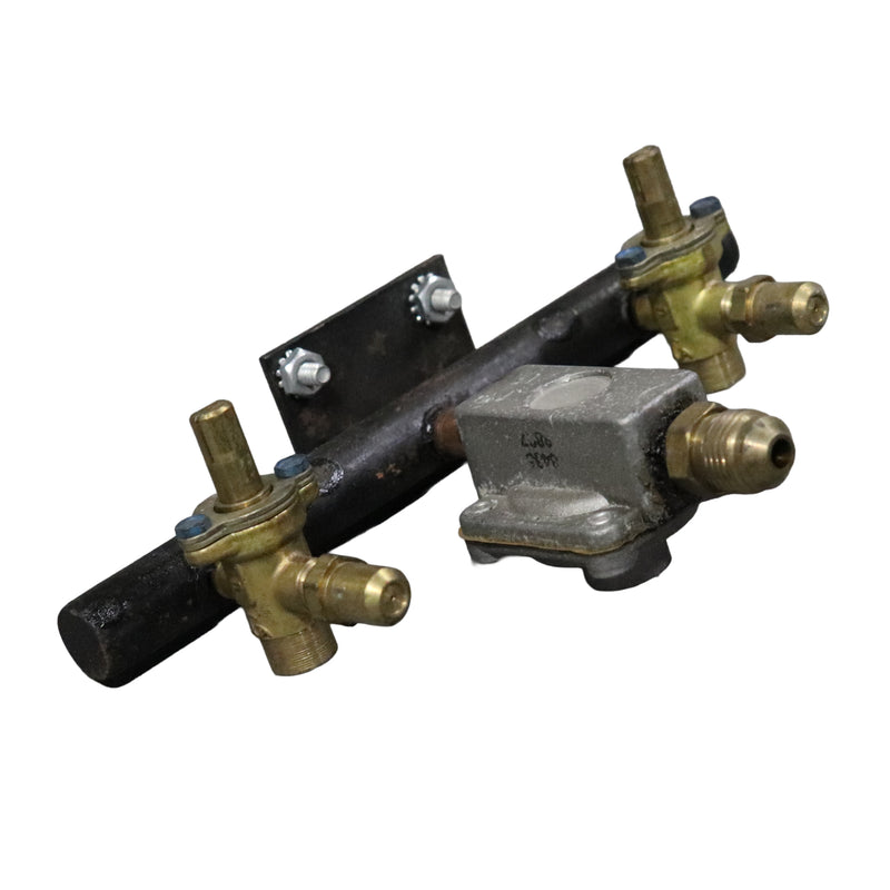 302-20 stove manifold as shown from the right