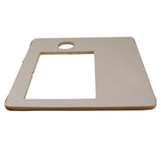countertop as shown from the front