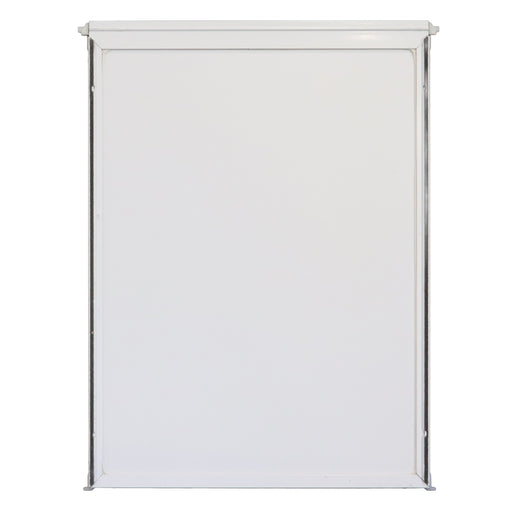 rear view of the upper screen door slider panel for starcraft and other pop up campers