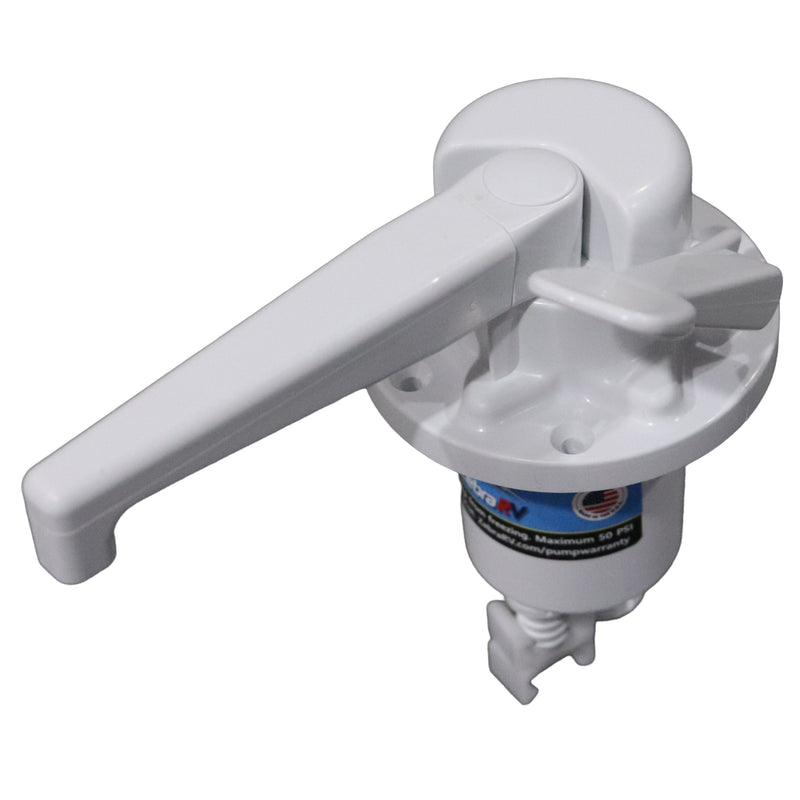 top view of the hand pump
