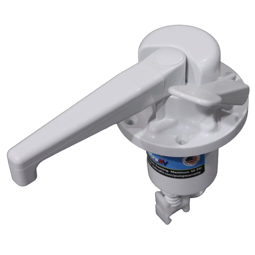 top view of the hand pump