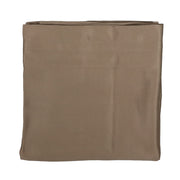 single taupe curtain panel