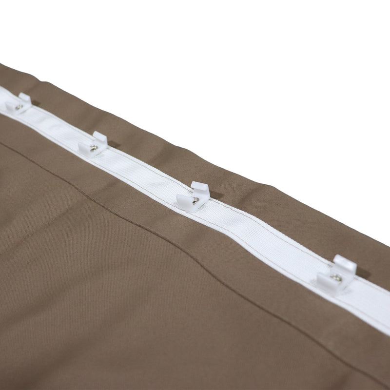 side view of the type E curtain carriers