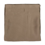 single taupe curtain panel