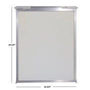screen door slider panel with measurements shown