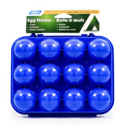 plastic camping egg crate front view