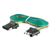 Wiring harness with connectors on a white background