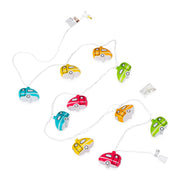 retro trailer party lights shown on the complete strand
