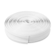 A roll of white vinyl trim insert.