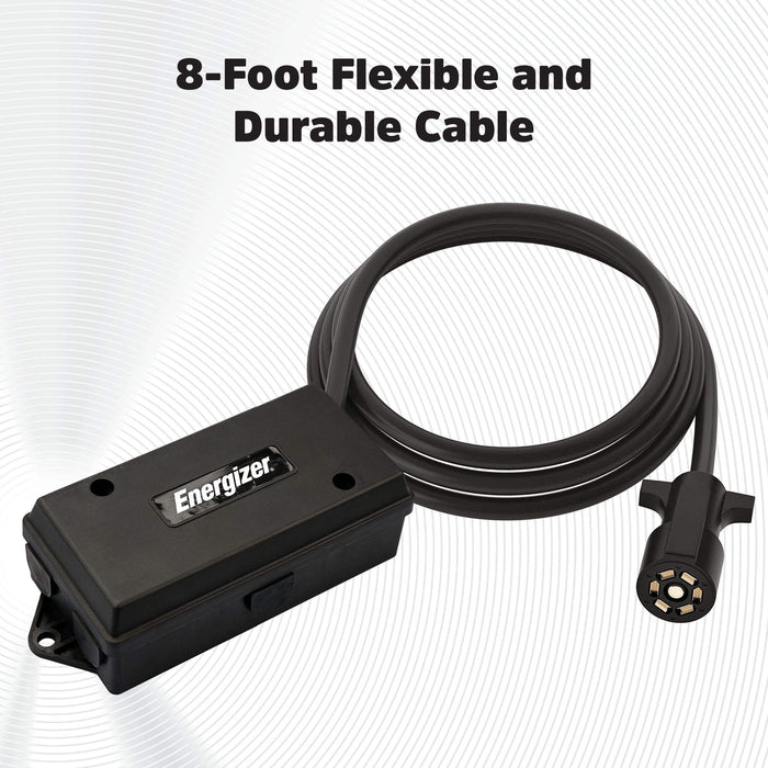 Waterproof 10-Way Trailer Wiring Junction Box With Spade Terminals - AB Tools TR289