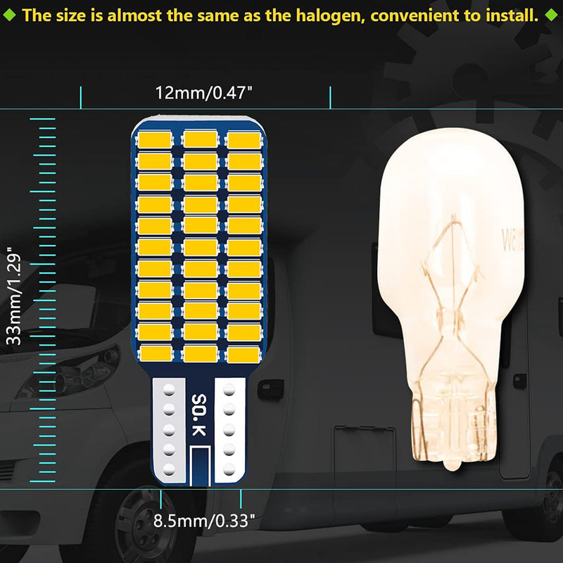 Mini LED Bulb Replaces 194 / 904 / 921