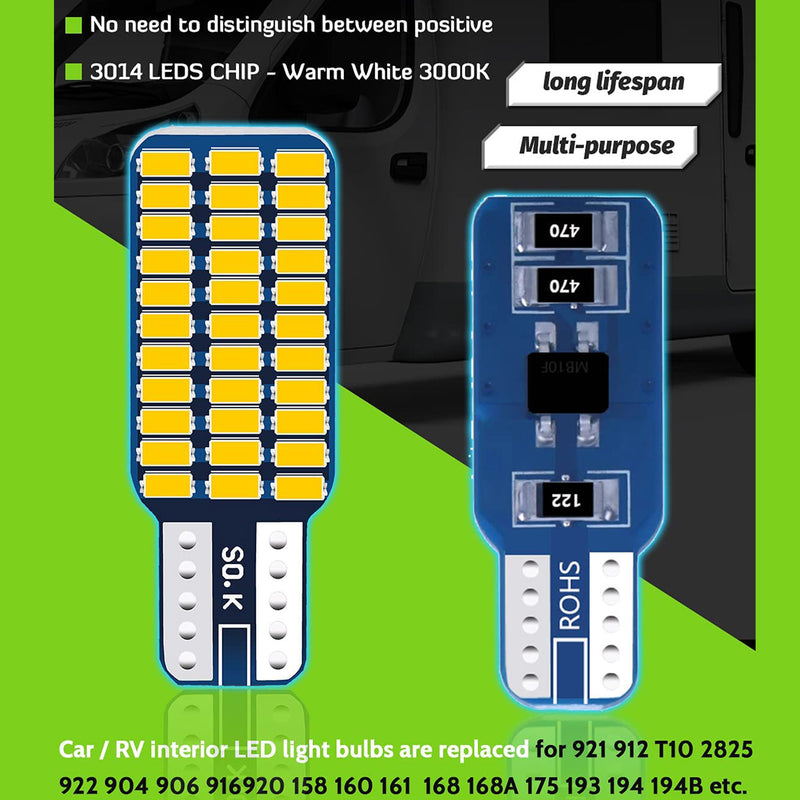 Mini LED Bulb Replaces 194 / 904 / 921
