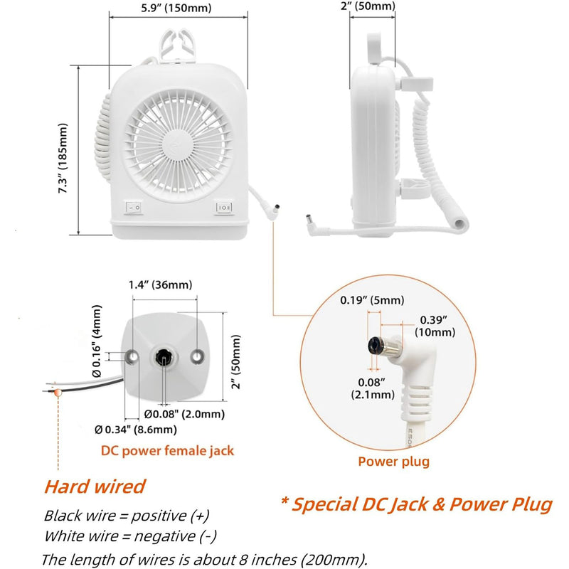 Forest River Fan Light Combo and Power Port