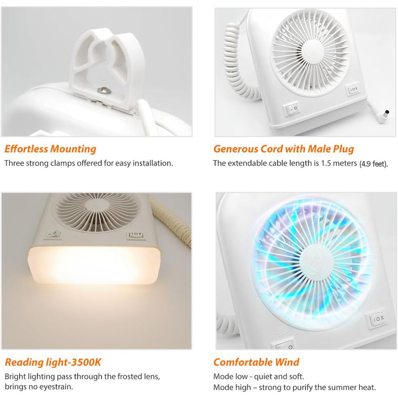 Forest River Fan Light Combo and Power Port