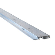Metal profile on a white background