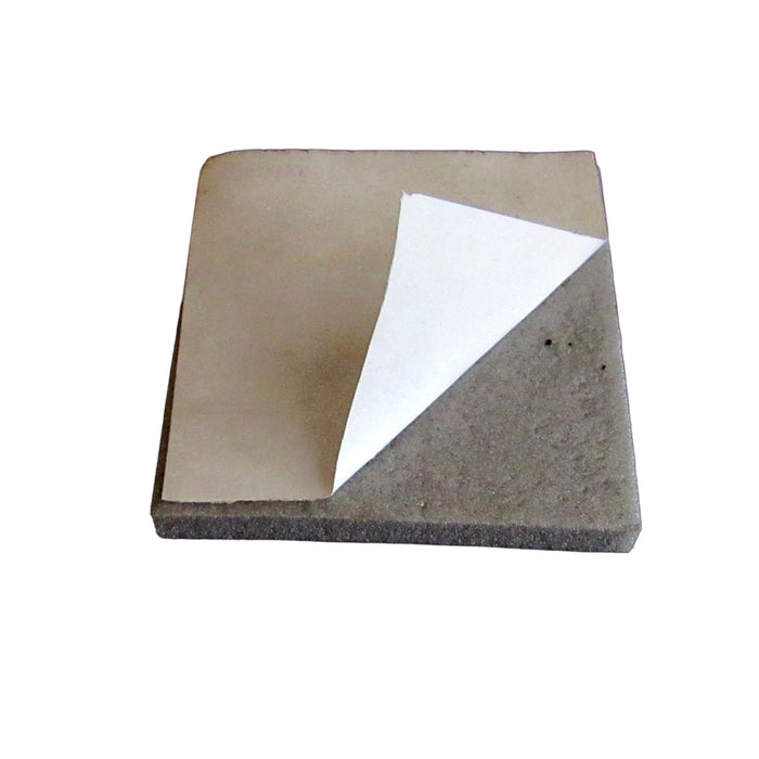 Square piece of bumper pad  on a white background