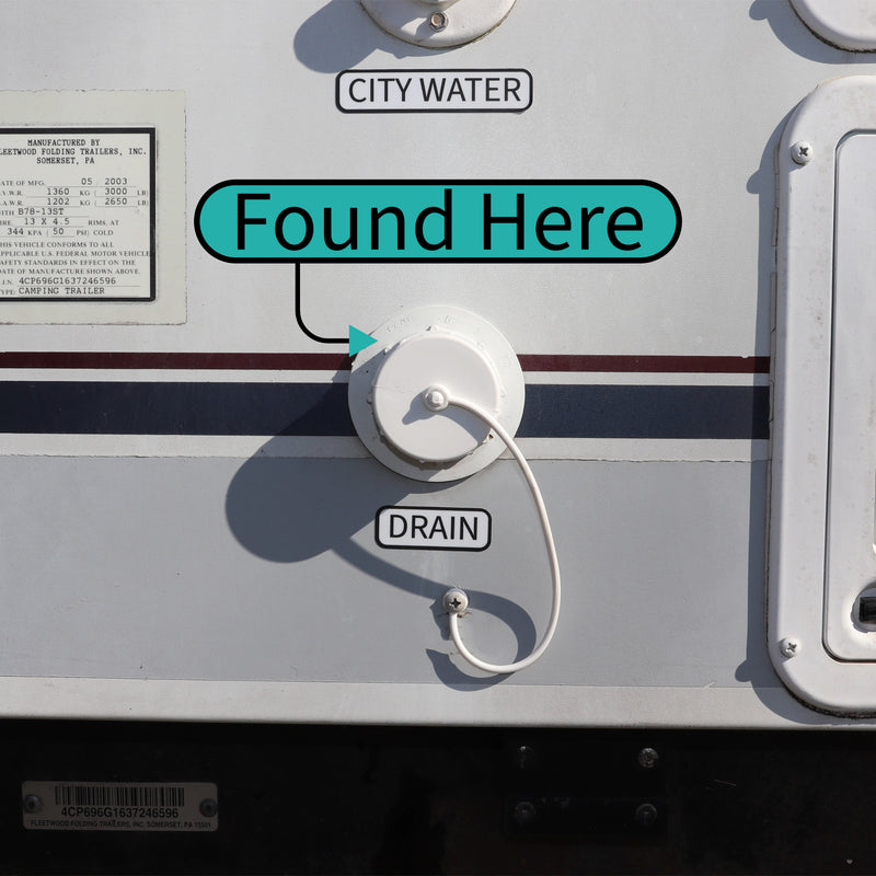 Metal Exterior Sink Drain Nut