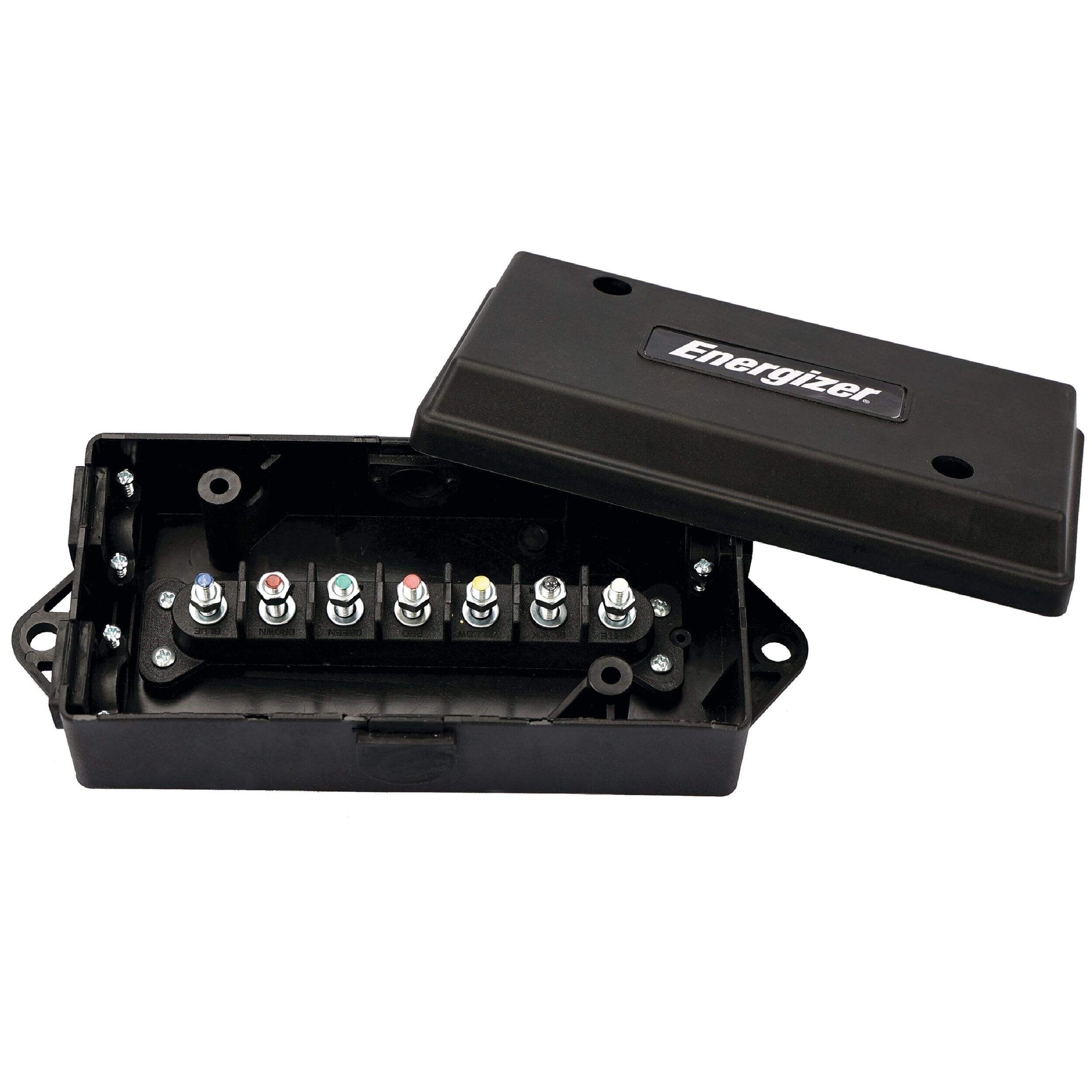 Junction 7 Energizer 7-Way Weatherproof Electrical Junction Box — coleman pop up parts