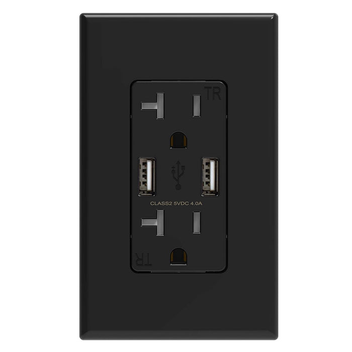 20 Amp Outlet With USB Charge Ports