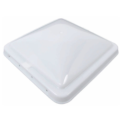 A VENTLINE rv vent cover with rounded corners and a glossy finish, shown at an angle on a plain white background.