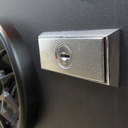 installed access door lock