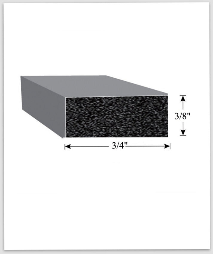 Weather Strip 3/8 x 3/4 x 50'