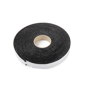 A roll of black self-adhesive vinyl foam tape.