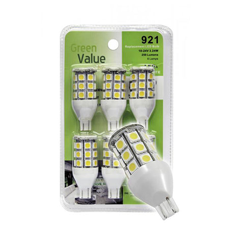 LED Bulb 6 Pack Replaces 1003/1141/1156 — coleman pop up parts
