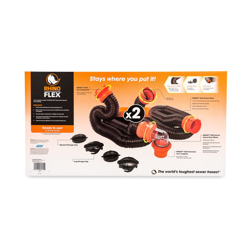 Rhino 20' Sewer Hose Kit