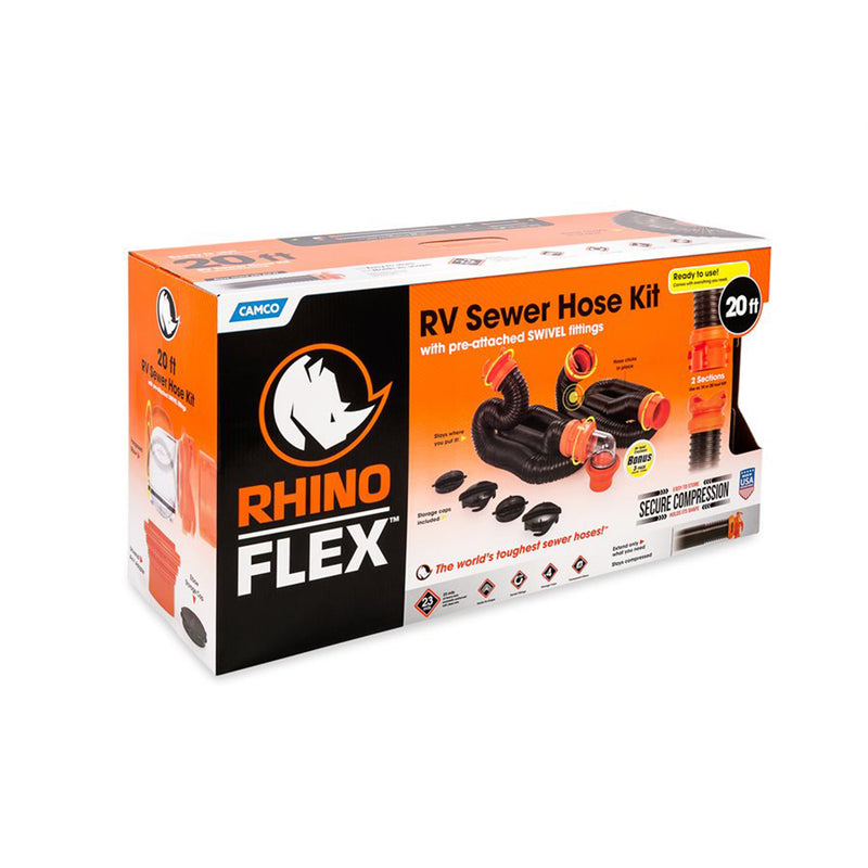 Rhino 20' Sewer Hose Kit