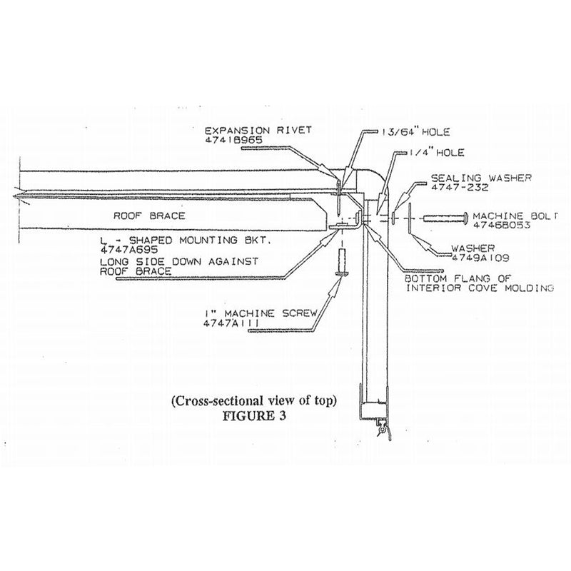 Roof Brace Bracket Kit