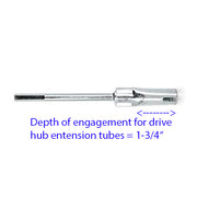 drill adapter showing the depth measurement