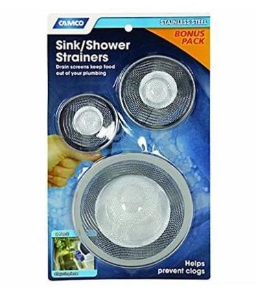 coleman fleetwood pop up camper sink strainer set
