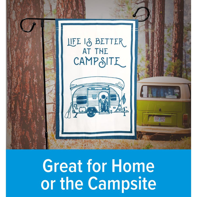 Camper and Canoe Campsite Flag
