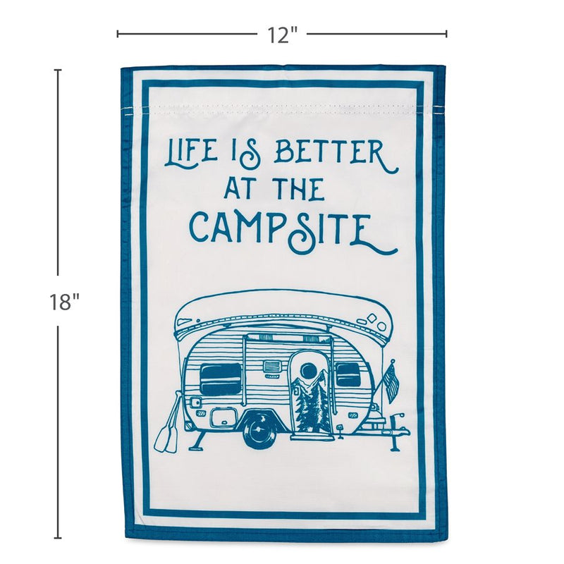 Camper and Canoe Campsite Flag