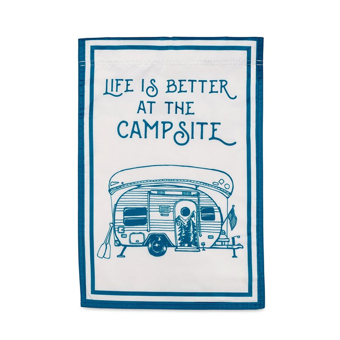 Camper and Canoe Campsite Flag