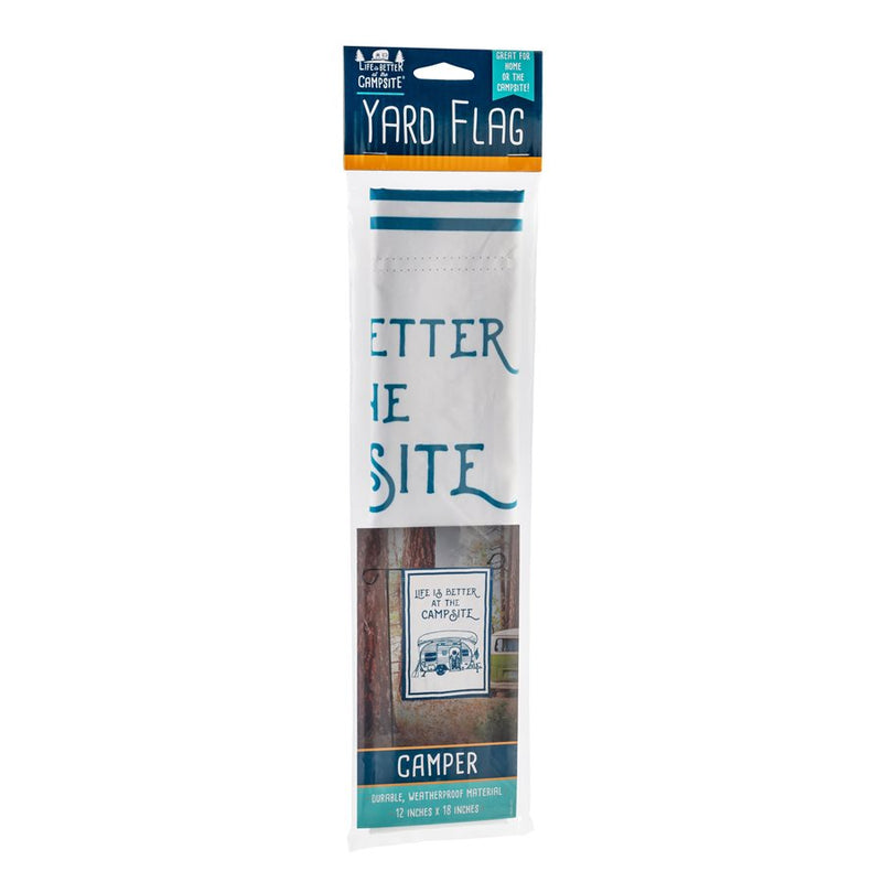 Camper and Canoe Campsite Flag