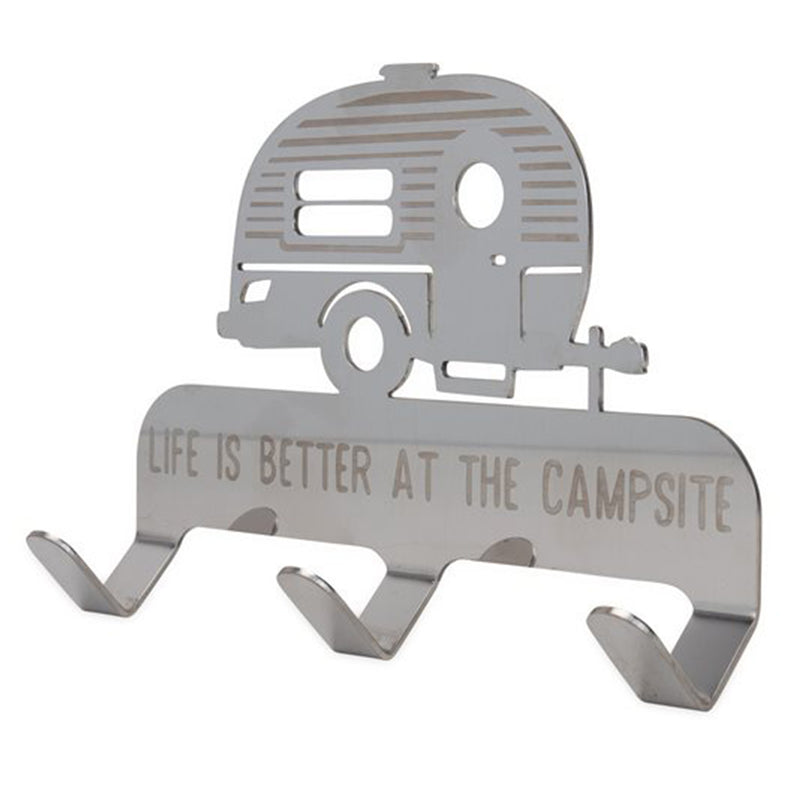 Stick-On 3-Hook Key / Leash Hanger