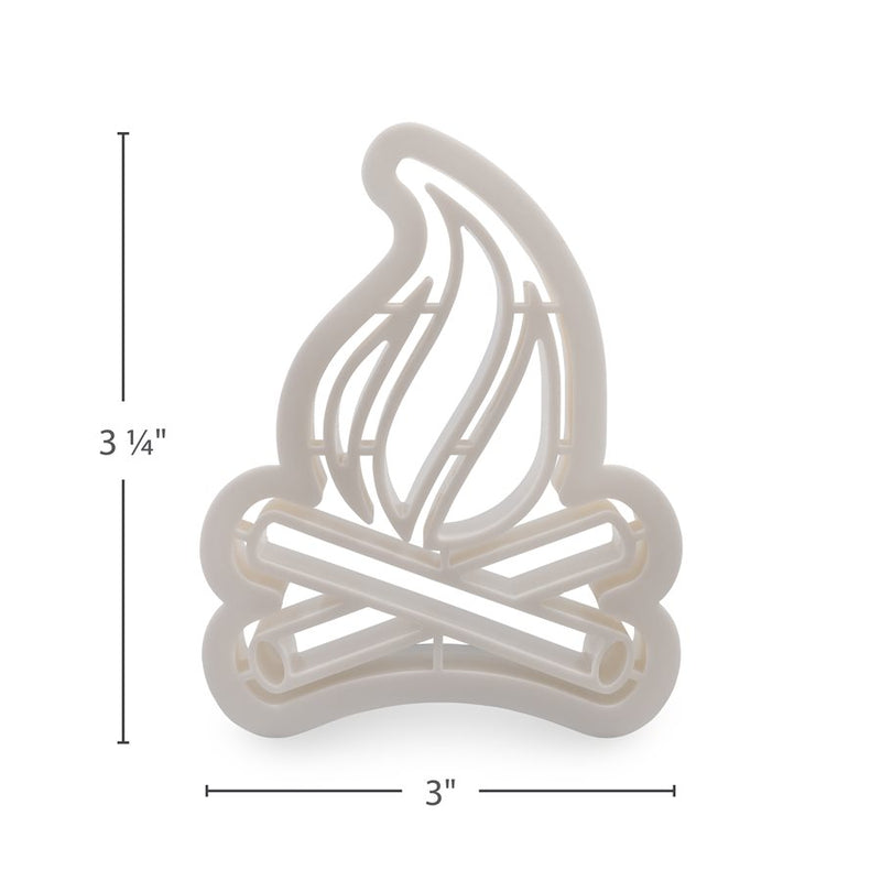 measurements of the campfire cookie cutter