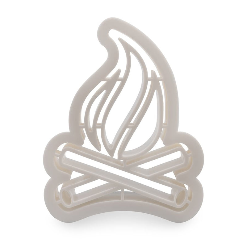 close up of the campfire cookie cutter