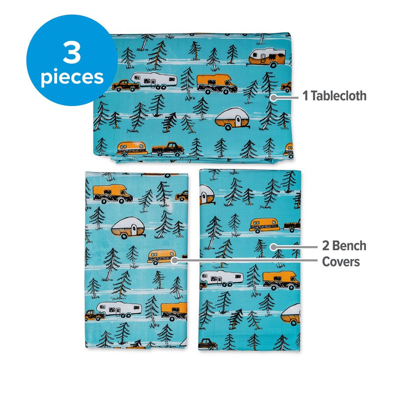 RV Themed Tablecloth Set